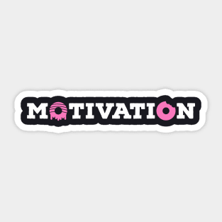 Motivation Donuts Sticker